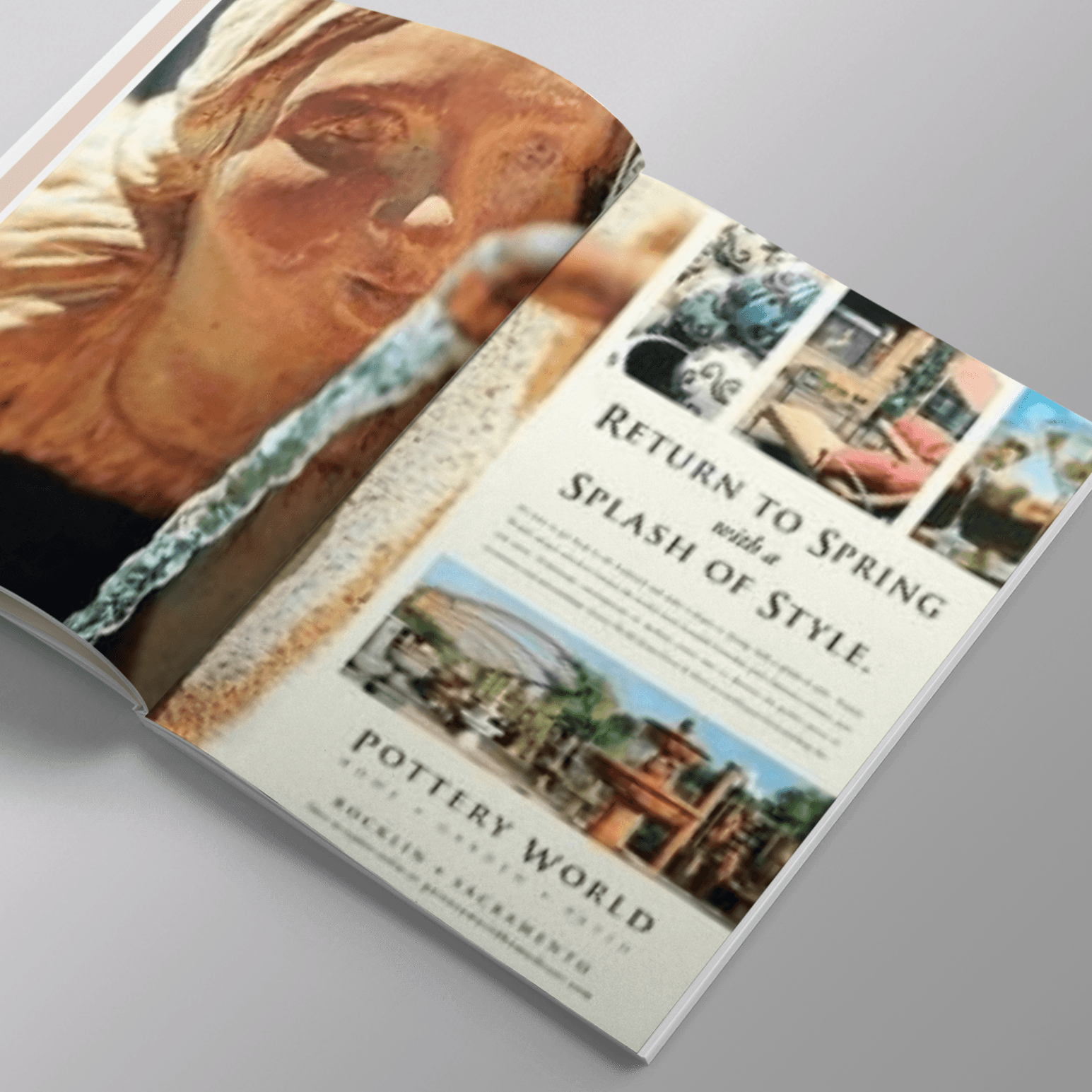 Pottery World campaign by Brenna Hamilton for Clark + Associates.
