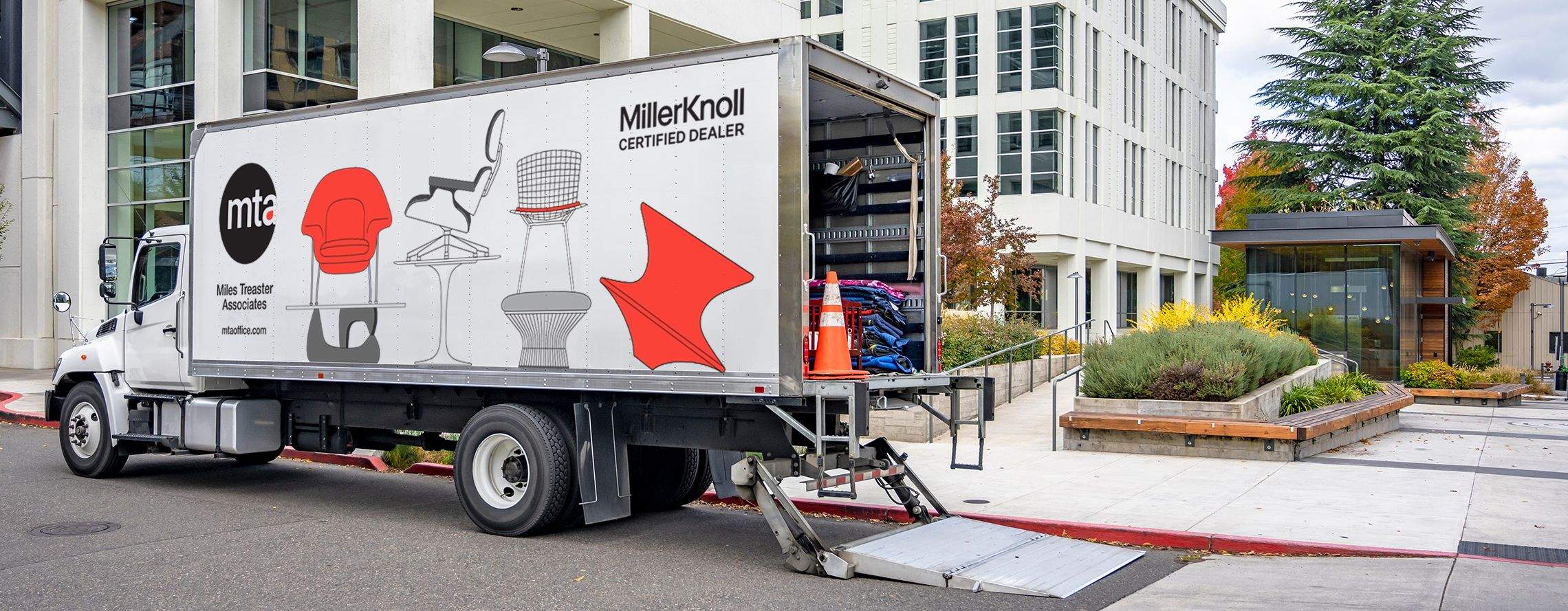 MillerKnoll dealer brand system fleet vehicle image