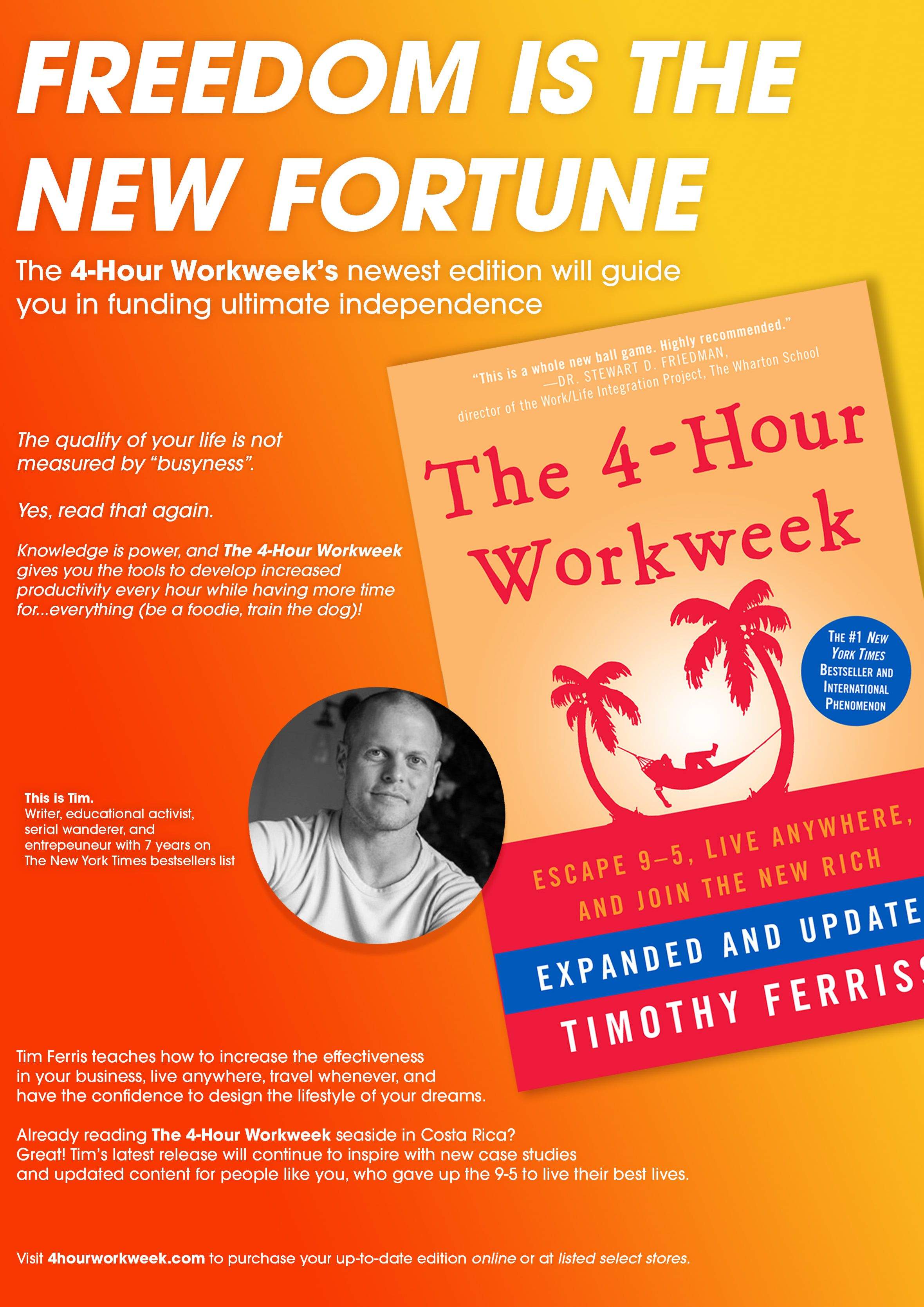 Kimm's Copy Portfolio Magazine Ad for Newest Book Edition
