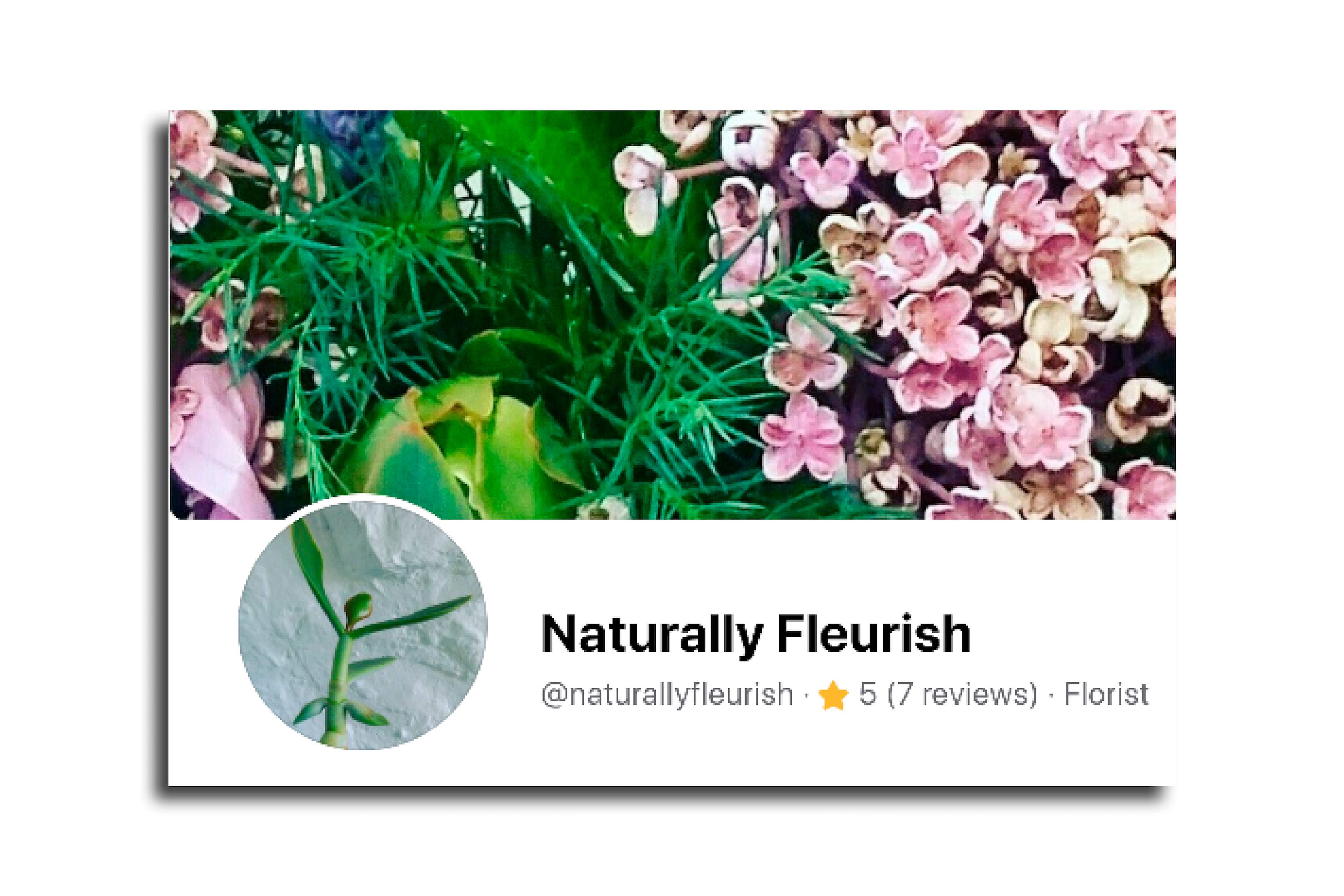 Naturally Fleurish website copy.