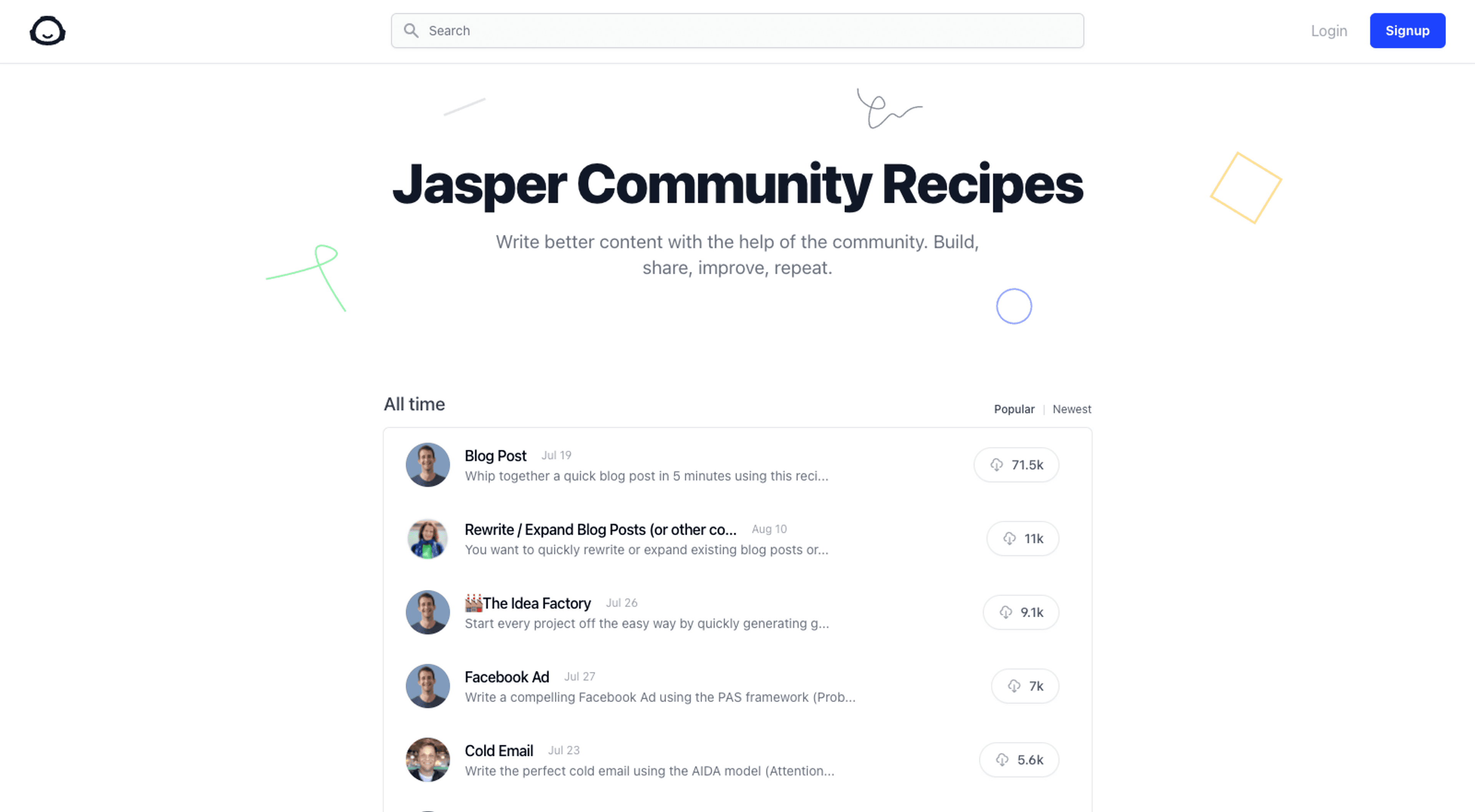 Jasper Recipes to write long form content like blog articles, web pages, and landing pages using Jasper Boss Mode.