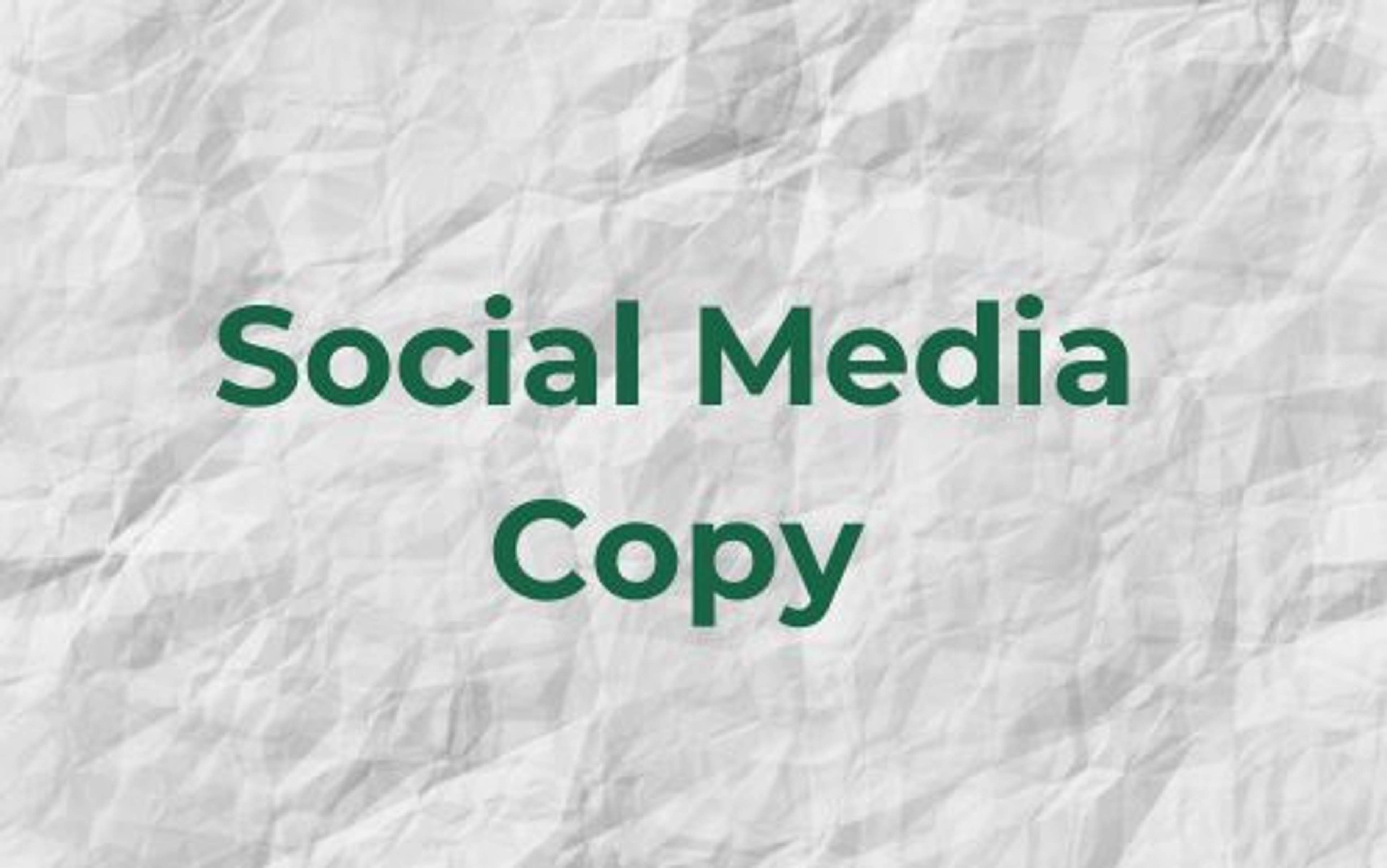 social media copywriting services offered by savanna semenetz 