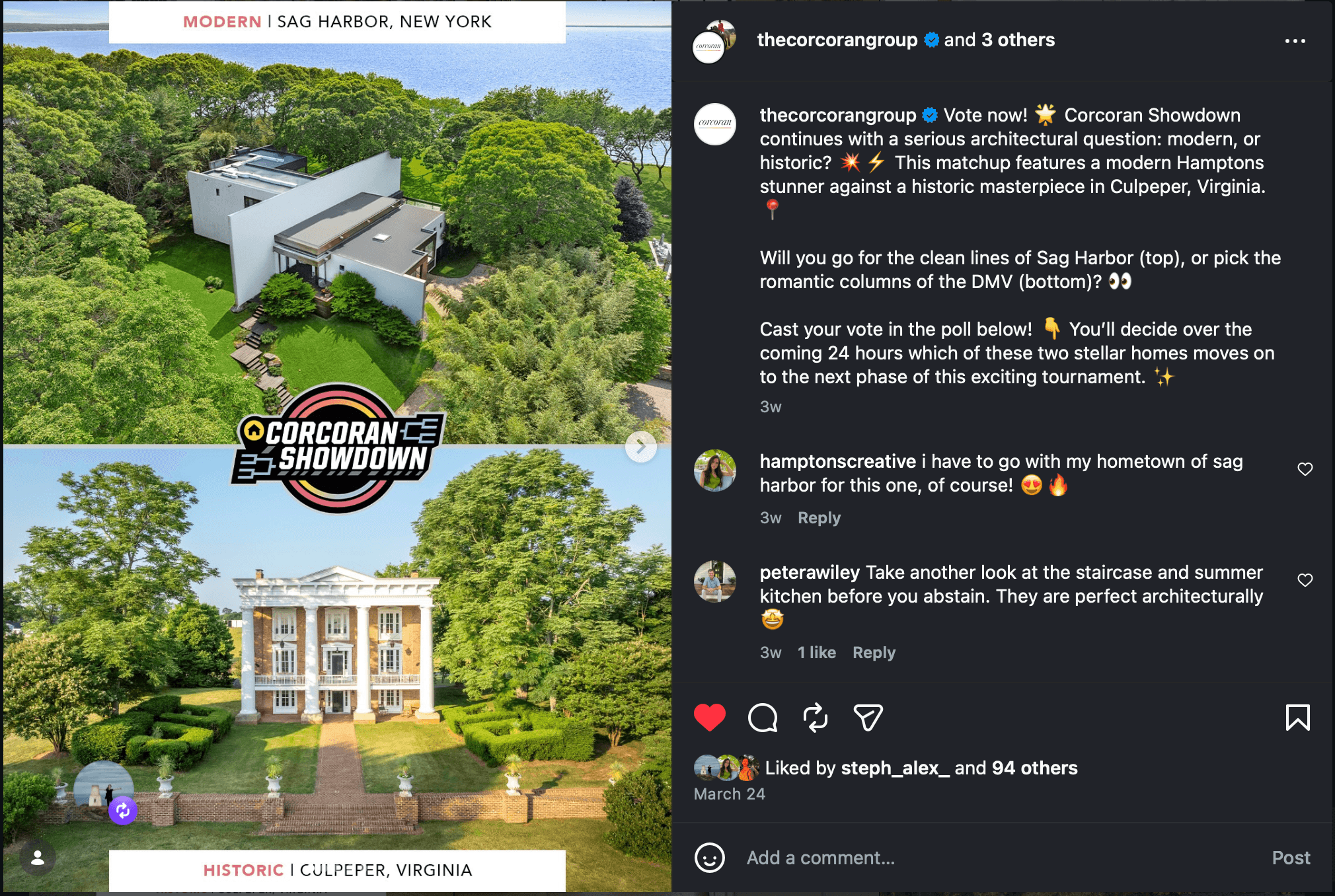 Conceptualized and executed a March Madness–inspired carousel series featuring affiliates—turning a cultural moment into a competitive, brac