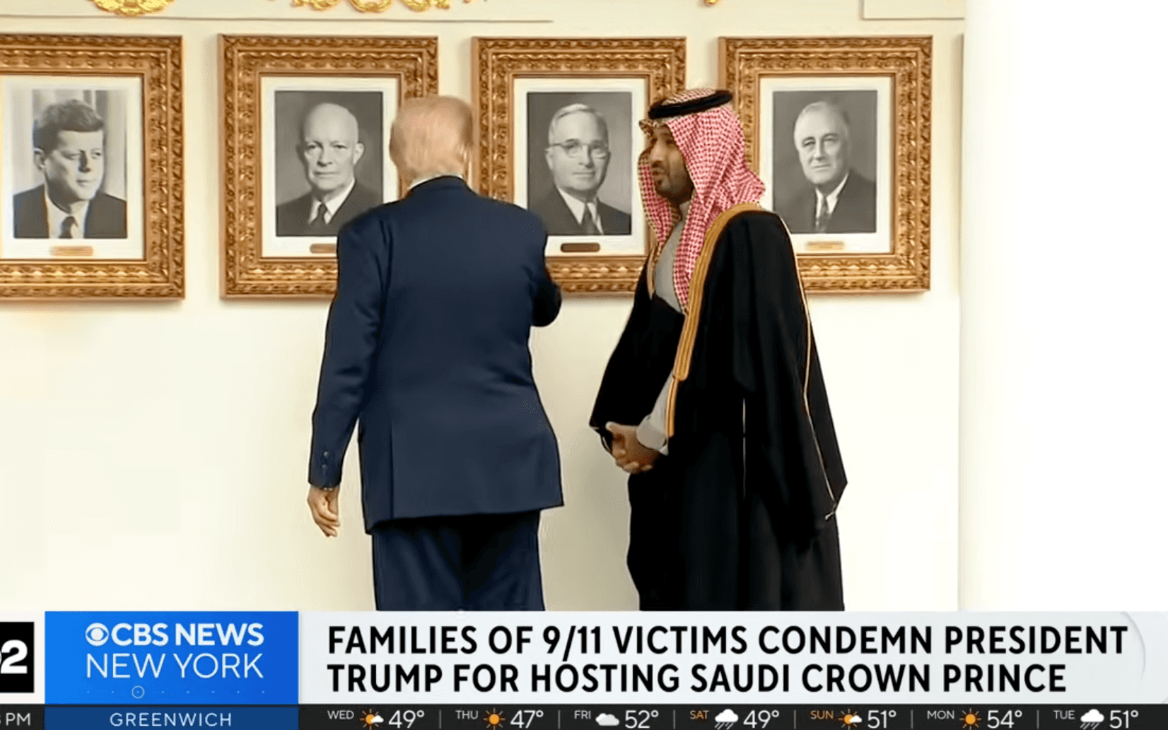 Family of 9/11 victim criticizes President Trump for hosting Saudi crown prince