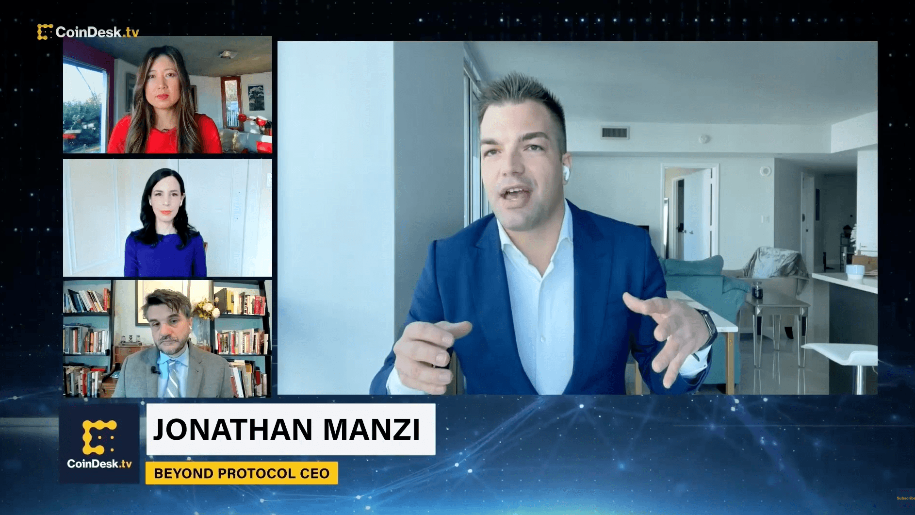 Jonathan Manzi, CEO of security and trust focused blockchain Beyond Protocol, joins CoinDesk.