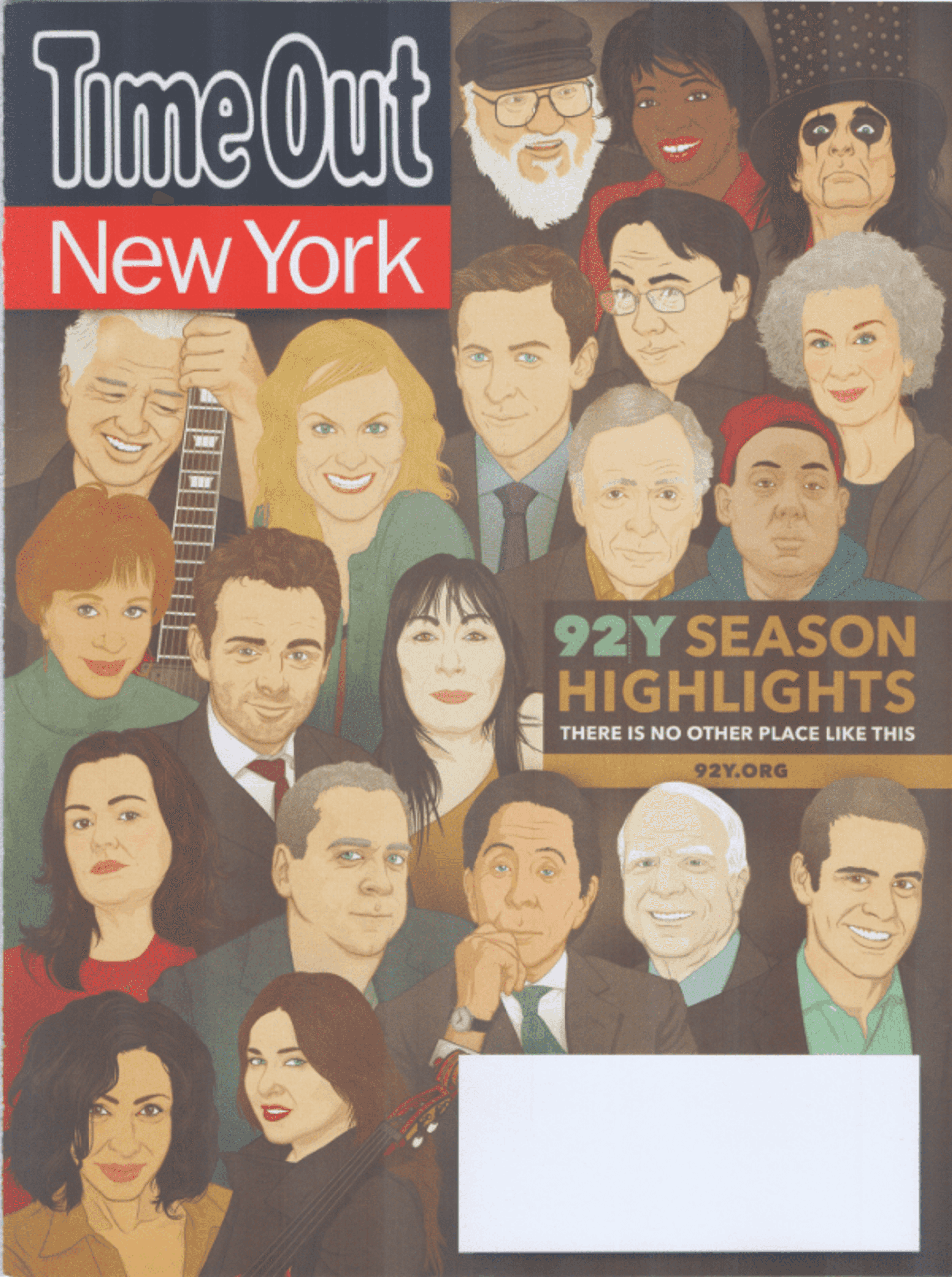 Time Out New York 92Y ad cover