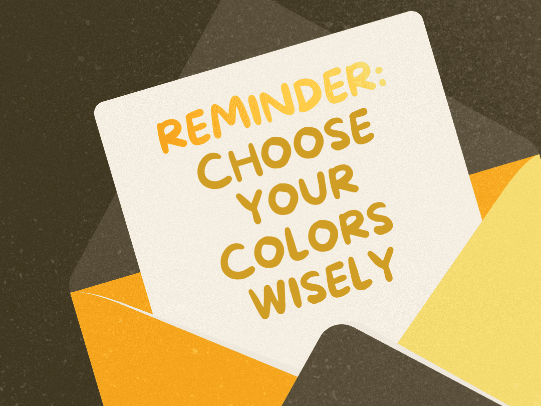 Image depicts the importance of choosing colors for your portfolio
