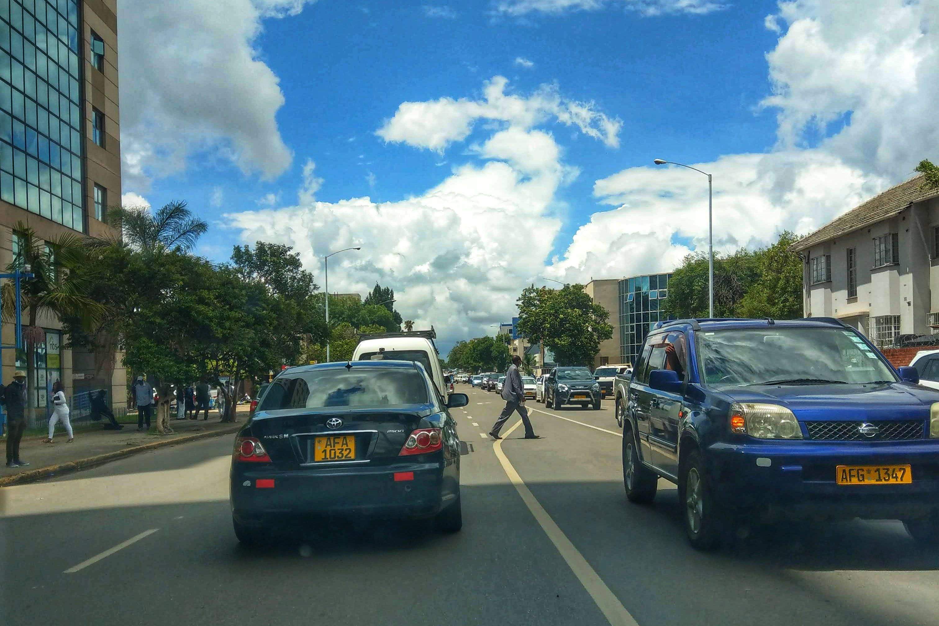 Harare CBD. Pic by Thabang Manhika 
