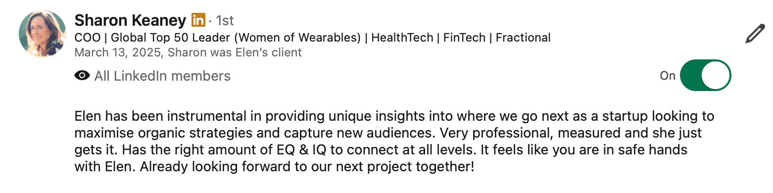 — Veronica Levinsky, Head of Marketing at Copyfolio