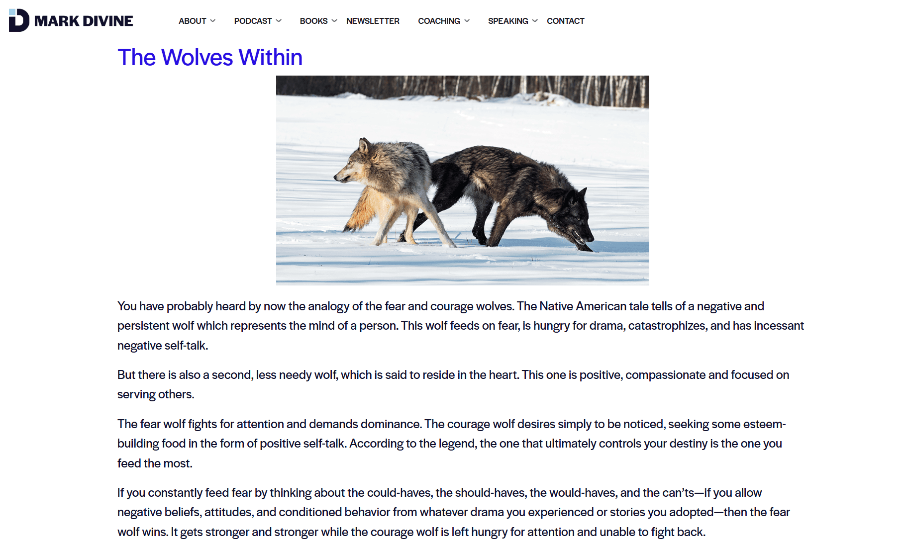 The Wolves Within