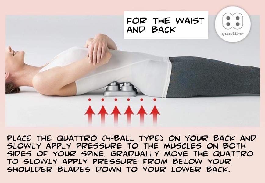 Instructions specific to the 4-ball version of the Nakayama Healing Device.