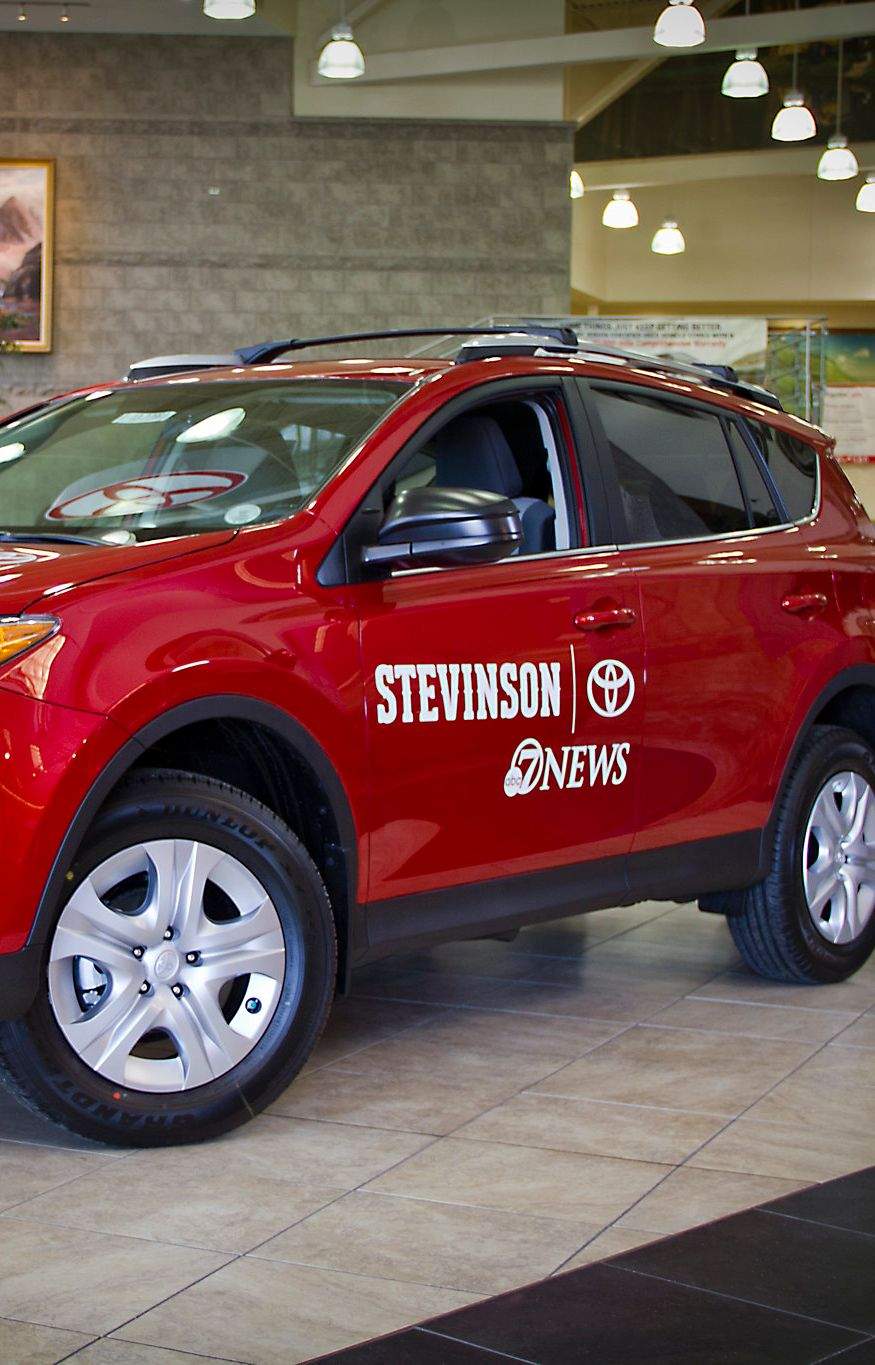 Brand new Rav4 from Stevinson Toyota.