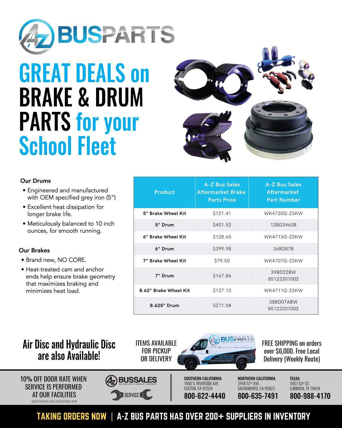 Featured Parts Flyer