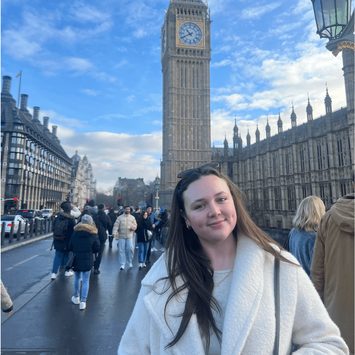 Me traveling around London!