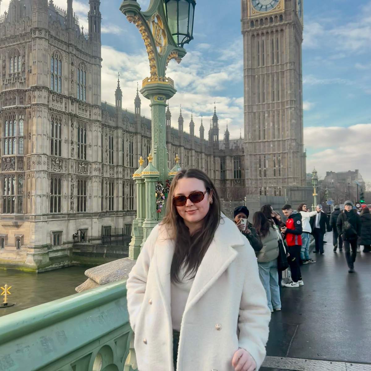 Me traveling around London!